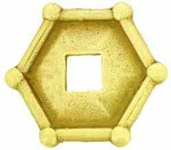 Picture of Backplate - Hexagonal Flat Plate 