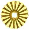 Picture of Backplate - Convex Reeded Petal