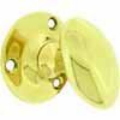 Picture of Knob - Oval - Plain - Round Backplate