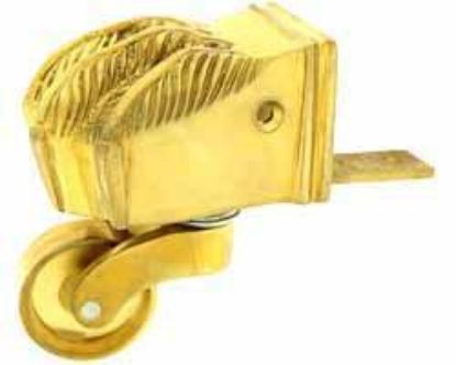 Picture of Castor - Claw Solid Brass Wheel