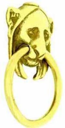 Picture of Handle - Ring - Lion Mask