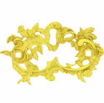 Picture of Handle Escutcheon Backplate - Rococo - Pierced 