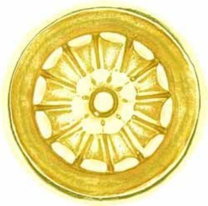 Picture of Patera - Tudor Rose - Round - Flat 